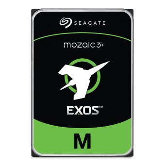 Seagate Exos M 30TB, Enterprise Interne, 3.5", 7200 TR/Min, CMR, 512 Mo de Cache, SATA 6 Go/s, Service de Sauvegarde de données (ST30000NM004K) 