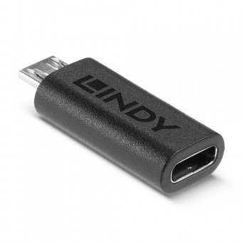 Lindy Adaptateur USB 2.0 Type Micro-B vers C 