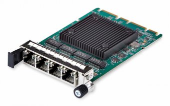 Startech 4-Port RJ45 Gigabit OCP 3.0 Server Network Card, Intel I350 - Adaptateur réseau - OCP 3.0 - Gigabit Ethernet x 4 - argent, vert - pour P/N: 45PATCH10BK, 45PATCH6BK, N6PATCH10BK, N6PATCH5BK, N6PATCH5BL 