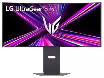 LG UltraGear 34GX900A-B - Moniteur OLED - jeux - incurvé - 34" (33.9" visualisable) - 3440 x 1440 UWQHD @ 240 Hz - 275 cd/m² - 1500000:1 - DisplayHDR 400 True Black - 0.03 ms - 2xHDMI, DisplayPort, USB-C - haut-parleurs 