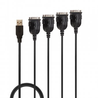 Lindy Convertisseur USB vers 4 ports série 