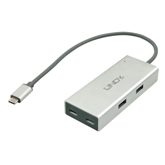 Lindy Hub USB 3.1 type C 4 ports 