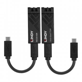 Lindy Extender Fibre Optique USB 3.2 Type C, 100m 
