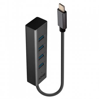 Lindy Hub USB 3.2 Gen 1 Type C 4 ports 