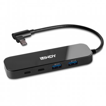 Lindy Hub USB 3.2 Gen 2 Type C  4 Ports  avec Power Delivery 