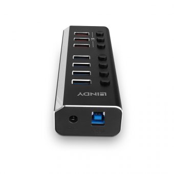 Lindy Hub USB 3.0  4 ports avec 3 ports Quick Charge 3.0 