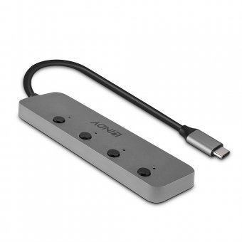 Lindy Hub USB 3.2 Type C, 4 Ports 