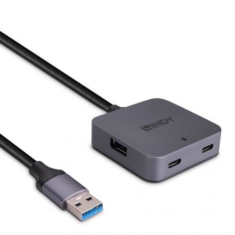 Lindy Hub USB 3.0 5m, 4 ports 