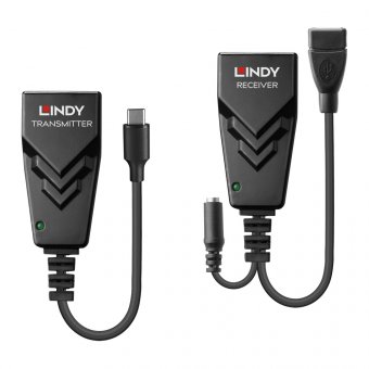 Lindy Extender USB 2.0 Type C Cat.6, 100m 