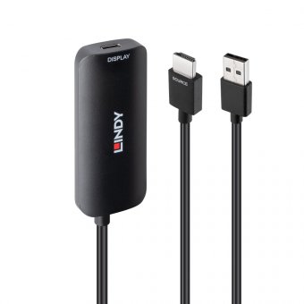 Lindy Convertisseur HDMI vers USB Type C avec alimentation USB 