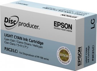Epson Discproducer PJIC7(LC) - Cyan clair - original - cartouche d'encre - pour Discproducer PP-100, PP-100AP, PP-100II, PP-100IIBD, PP-100III, PP-100N, PP-100NII 