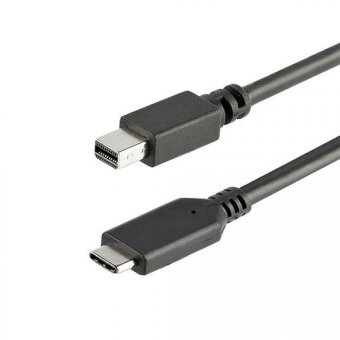 StarTech.com Câble adaptateur USB-C vers Mini DisplayPort 4K 60 Hz de 1 m - Câble adaptateur - USB-C (M) pour Mini DisplayPort (M) - USB 3.1 / Thunderbolt 3 / DisplayPort 1.2 - 1 m - support pour 4K60Hz (3840 x 2160) - noir 