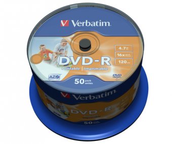 DVD-R/4.7GB 16xspd 50Spindle print 