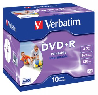 DVD+R/4.7GB 16x AdvAZO JC 10pk Photo Prt 