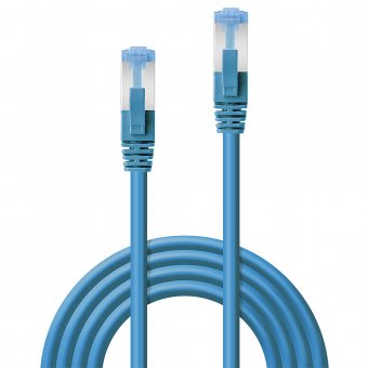 Lindy Câble réseau Bleu Cat.6A S/FTP LSZH, 3m 