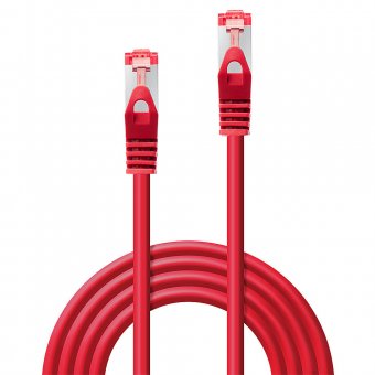 Lindy Câble réseau Rouge Cat.6 S/FTP, 5m 