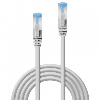 Lindy Câble réseau Grise Cat.6A S/FTP TPE, 0.5m 