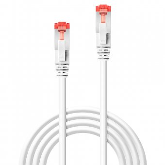 Lindy Câble réseau Blanc Cat.6 S/FTP, 0.3m 