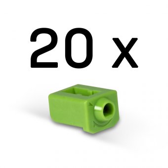 Lindy Bloqueurs de port SFP, 20 pièces, Vert 