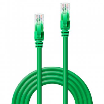 Lindy Câble réseau Vert Cat.6 U/UTP, 15m 