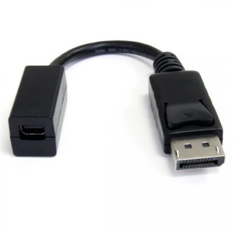 StarTech.com Adaptateur de câble vidéo 15 cm DiplayPort vers Mini DisplayPort ? M/F - Adaptateur DisplayPort - DisplayPort (M) pour Mini DisplayPort (F) - 15.2 cm - moulé - pour P/N: SV231DPU, SV231DPUA 