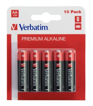 Alkaline Battery AA 10 Pack Blister 