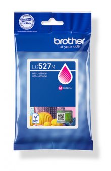 Brother LC527M - Magenta - original - pack d'oreillers - cartouche d'encre - pour Brother MFC-J4350DW, MFC-J4550DW, MFC-J6760DW 