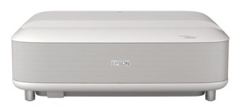 Epson Lifestudio Grand EH-LS670W - Projecteur 3LCD - 3600 lumens (blanc) - 3600 lumens (couleur) - 1920 x 1080 x 2 - 16:9 - 4K - objectif à ultra courte focale - 802.11a/b/g/n/ac sans fil/Miracast - Blanc diamant - Android TV 