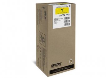 Epson T9734 - 192.4 ml - taille XL - jaune - original - cartouche d'encre - pour WorkForce Pro WF-C869R 