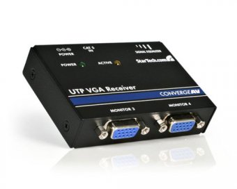 VGA over Cat 5 Video Extender Receiver 