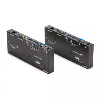 StarTech.com Extendeur prolongateur de console KVM de 15 0m sur Cat5 avec VGA et USB - Rallonge KVM - plus de CAT 5 - jusqu'à 150 m 