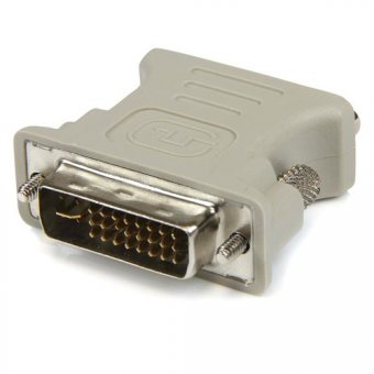 StarTech Câble adaptateur DVI vers VGA ? M/F - Adaptateur VGA - DVI-I (M) pour HD-15 (VGA) (F) - beige - pour P/N: MXT101MMHD15, MXT101MMHD6 