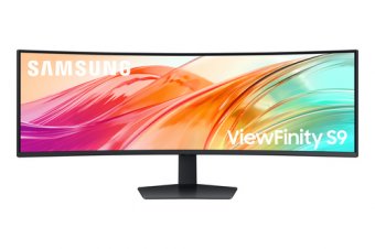 Samsung ViewFinity S9 S49F950UAU - S95UF Series - écran LED - incurvé - USB - 49" - 5120 x 1440 Dual Quad HD @ 120 Hz - VA - 350 cd/m² - 3000:1 - DisplayHDR 400 - 5 ms - 2xHDMI, DisplayPort, USB-C - haut-parleurs - noir 