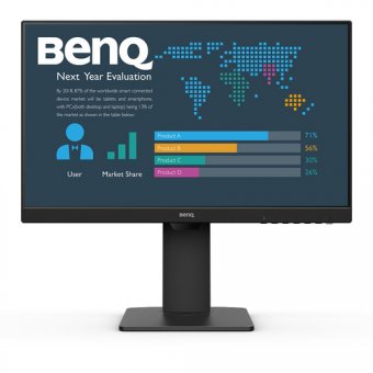 BenQ BL2486TC - Écran LED - 24" (23.8" visualisable) - 1920 x 1080 Full HD (1080p) @ 100 Hz - IPS - 250 cd/m² - 1300:1 - 5 ms - HDMI, DisplayPort, USB-C - haut-parleurs 