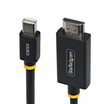 StarTech.com - Câble adaptateur - Mini DisplayPort mâle pour HDMI mâle - 2 m - noir - actif, support pour 4K60Hz 