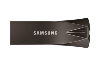 Samsung BAR Plus MUF-256BE4 - Clé USB - 256 Go - USB 3.1 Gen 1 - gris titan 