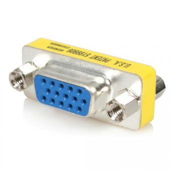 StarTech.com Changeur de genre VGA HD15 slim - Coupleur / Adaptateur VGA vers VGA - Inverseur de genre - F/F - Changeur de genre VGA - HD-15 (VGA) (F) pour HD-15 (VGA) (F) - pour P/N: DP2VGAMM6B, HD2VGAMM6, MXTMMHQ2M, MXTMMHQ30M, MXTMMHQ3M, MXTMMHQ5M, MXT 