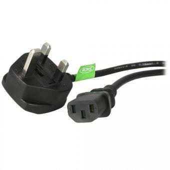 StarTech.com Câble d'Alimentation PC de 1,8m RU, 18AWG, BS 1363 à C13 - Câble d'alimentation - power IEC 60320 C13 pour BS 1363 (M) - 1.8 m - noir - Royaume-Uni - pour P/N: KITBXAVHDPUK, KITBXDOCKPUK 