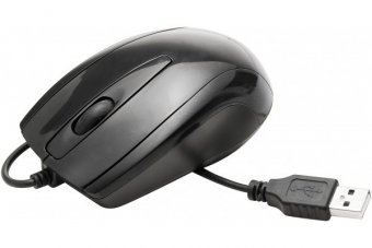 Souris optique USB noire éco 