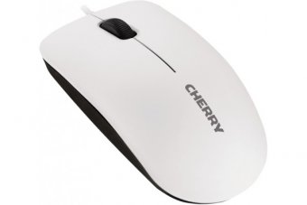 CHERRY Souris MC-1000 USB blanc gris 