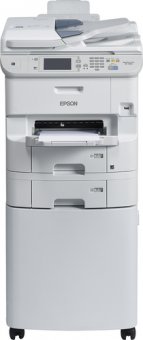 Epson WorkForce Pro WF-6590DTWFC - Imprimante multifonctions - couleur - jet d'encre - A4/Legal (support) - jusqu'à 24 ppm (impression) - 1080 feuilles - 33.6 Kbits/s - USB 2.0, Gigabit LAN, Wi-Fi(n), hôte USB, NFC 