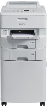Epson WorkForce Pro WF-6090DTWC - Imprimante - couleur - Recto-verso - jet d'encre - A4/Legal - 4 800 x 1 200 ppp - jusqu'à 24 ppm (mono)/jusqu'à 24 ppm (couleur) - capacité : 1080 feuilles - USB 2.0, Gigabit LAN, Wi-Fi(n), NFC 
