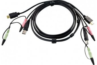 ATEN 2L-7D02UH Cable combiné pour KVM HDMI USB Audio - 1,8m 