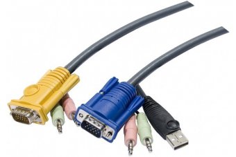 Cable E7 kvm ATEN 2L-53xxU VGA-USB-Audio - 5 m 