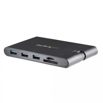 StarTech.com Adaptateur multiport USB-C avec HDMI et VGA - Lecteur SD - Station d'accueil - USB-C - VGA, HDMI - 1GbE 