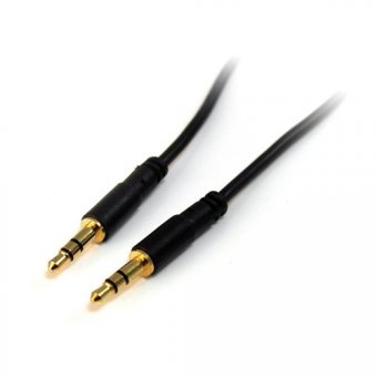 1.8m Slim 3.5mm Stereo Audio Cable M/M 