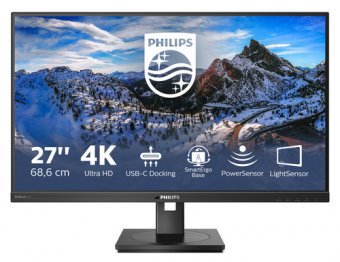 Philips P-line 279P1 - Écran LED - 27" - 3840 x 2160 4K @ 60 Hz - IPS - 350 cd/m² - 1000:1 - 4 ms - 2xHDMI, DisplayPort, USB-C - haut-parleurs - texture noire 