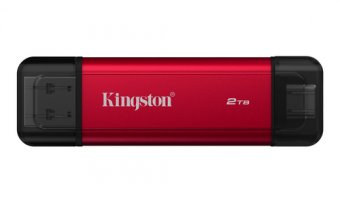 Kingston Dual - SSD - 2 To - externe (portable) - USB 3.2 Gen 2 