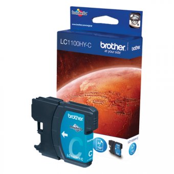 Brother LC1100HYC - À rendement élevé - cyan - original - cartouche d'encre - pour Brother DCP-6690CW, Justio MFC-5890CN 