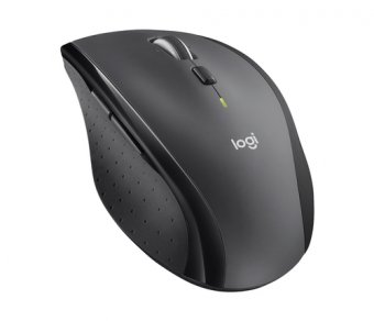 Logitech M705 - Souris - pour droitiers - laser - sans fil - 2.4 GHz - récepteur sans fil USB - gris 